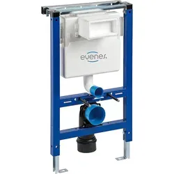 Evenes XS WC-Element 820mm, inkl. UP-Spülkasten 187, Betätigung von oben/vorne