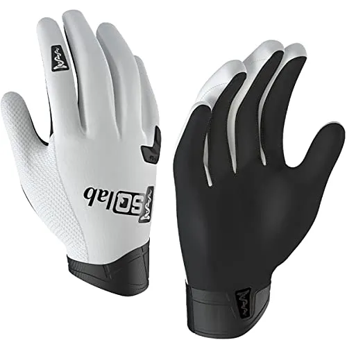 SQlab Unisex Sq-Gloves One11 Fahrrad Handschuhe, Weiß-Schwarz, M - Wide
