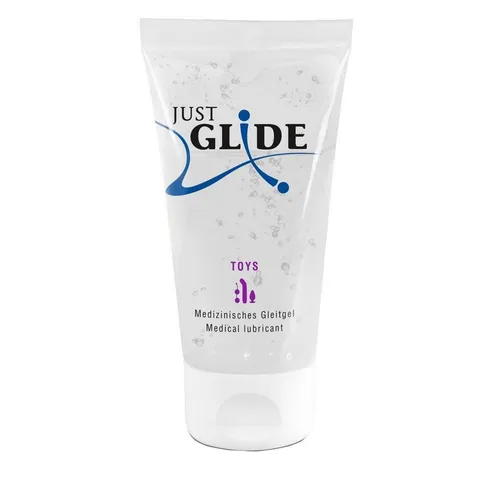 Just Glide Gleitgel Toys - für die Verwendung mit Sexspielzeug, Tube mit 50ml, 1-tlg., extra dickflüssiges Gleitgel