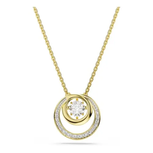 Swarovski Hyperbola Anhänger mit Rundschliff in Weiß in gold von Swarovski