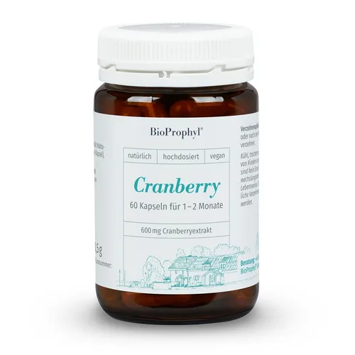 BioProphyl Cranberry | 600 mg Cranberryextrakt | 60 Kapseln