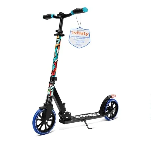 SereneLife Roller für Kinder & Erwachsene, klappbar & höhenverstellbar - Roller / Kickboards: Leichter Cityroller mit robustem Design, ideal für Kinder ab 8 und Erwachsene bis 120 kg. Höhenverstellbar und klappbar für einfachen Transport und optimale Mobilität.