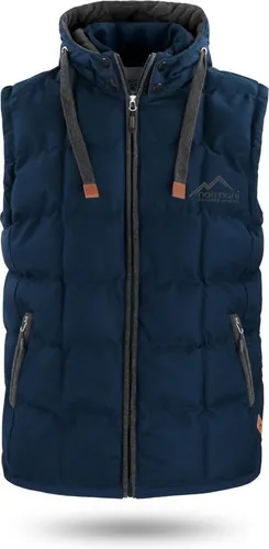normani Steppweste Herren Winter-Steppweste Tropez Wattierte Winterweste – winddichte Outdoor Weste mit Kapuze
