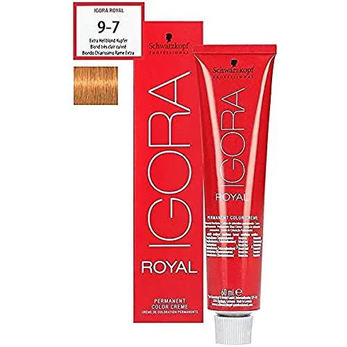 Produktbild Schwarzkopf Igora Royal 9-7 Extra Hellblond Kupfer, 79 g