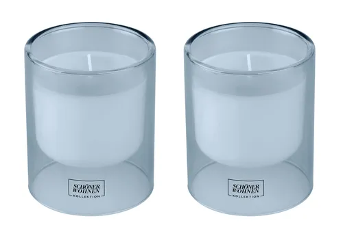 Schöner Wohnen Kollektion Duftkerze Mod. Soft Cotton L, 2er Set