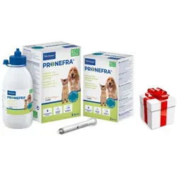 Virbac Pronefra 180ml - schmackhafte orale Suspension für Hunde, inklusive Überraschung und 3% Rabatt für Stammkunden