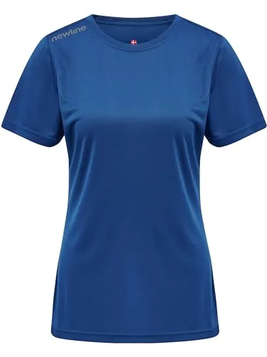 Newline Damen Women Core Functional S/S T-Shirt, Echtes Blau, XS EU