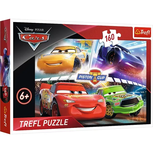 Puzzle 160 elementów Zwycięski Wyścig Cars 3 TREFL 15356 TREFL 5900511153569