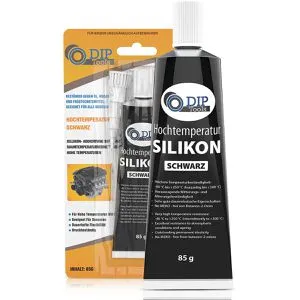 DIP-Tools Dichtmasse Hochtemperatur-Silikon, 85ml, universal, schwarz, hitzebeständig