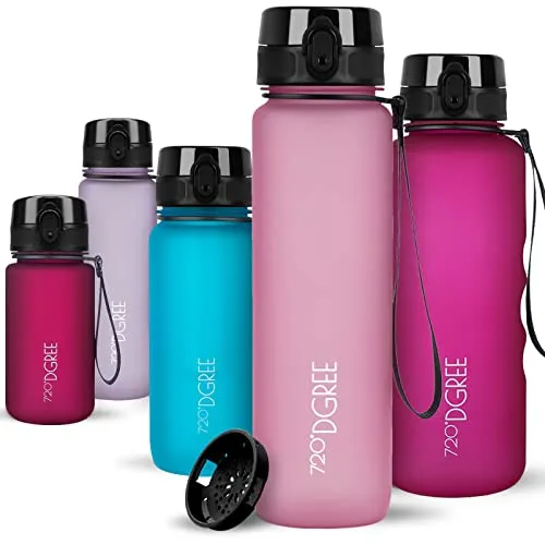 720°DGREE Trinkflasche 650ml “uberBottle“ softTouch +Sieb von 720°DGREE