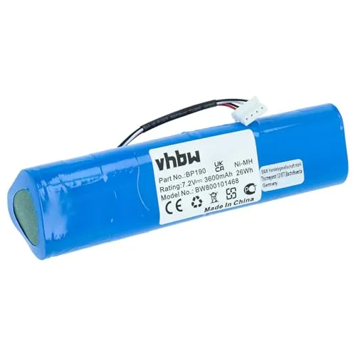 vhbw Akku kompatibel mit Fluke Scopemeter 199C, 215, 215C, 215C-S, 225, 225C Oszilloskop, Messgerät (3600mAh, 7,2V, NiMH)