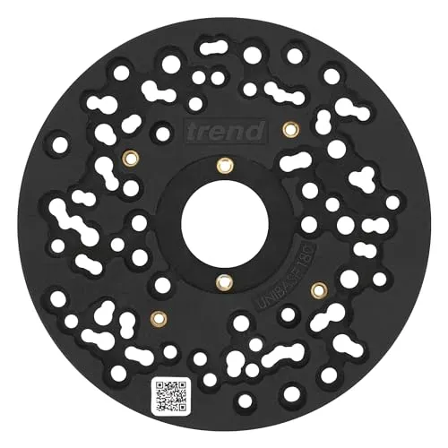 Trend Große Universal-Tauchsägegrundplatte, 180mm, Erweiterte Kompatibilität für 12mm Tauchfräsen, UNIBASE/180