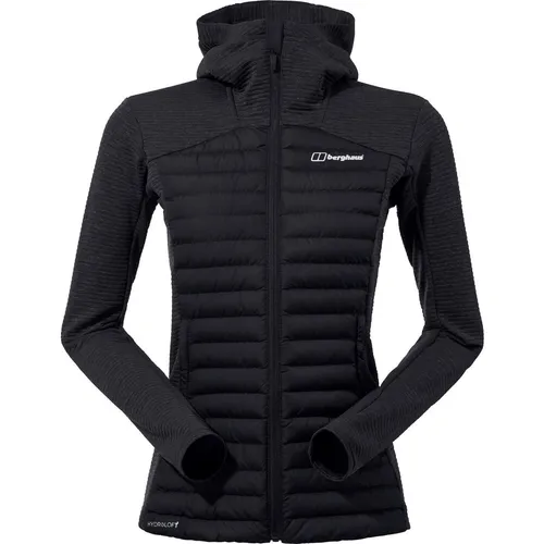 Berghaus Nula Hybrid SYN IN Jacket AF Blk/Blk - Funktionsjacke mit Hydroloft Polyball-Isolierung für optimale Wärme und Atmungsaktivität. Ideal für Outdoor-Aktivitäten und komprimierbar für einfaches Verstauen.