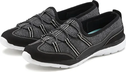 LASCANA Vegan Sneaker Halbschuh für Damen - Sportliche Slip-on-Sneaker von LASCANA, vegan und mit herausnehmbarer Innensohle für individuelle Einlagen. Ideal für den Sommer und bequem zum Reinschlüpfen.