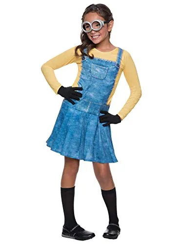 Rubie s Offizielles Ich Einfach unverbesserlich - Kostüm für Kinder, weiblicher Minion, Größe S, perfekt für Halloween und offizielle Lizenz von Universal Studios