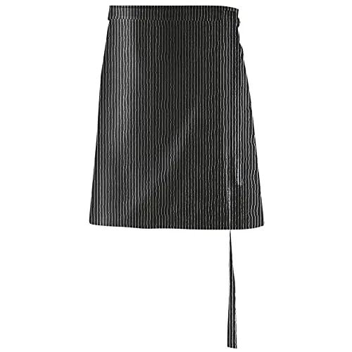 EXNER Vorbinder, Gastro-Schürze, Küchen-Schuerze, 100% Baumwolle, B 80 x H 45cm, Farbe Nadelstreifen