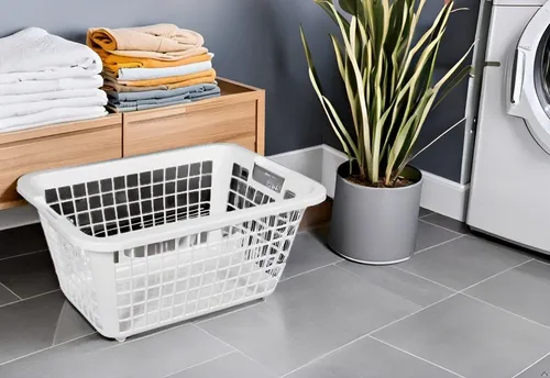 Wäschekörbe Weiß von Ebaxx