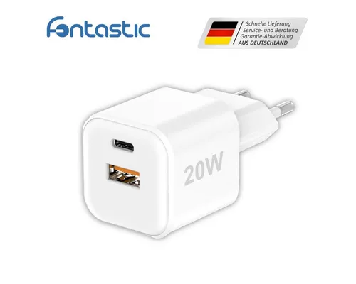 fontastic MINI GaNto 20W USB-C / USB-A Schnellreiselader USB-Ladegerät