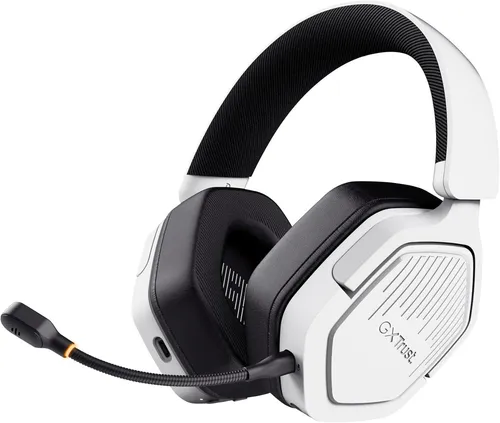 Trust Wireless Gaming Headset – kabellos mit 2.4 GHz & Bluetooth, 50 mm Treiber, 70h Akku - Erlebe kabellose Freiheit mit diesem Gaming-Headset. Die 2.4-GHz-Technologie sorgt für geringe Latenz, während die 70 Stunden Akkulaufzeit für ununterbrochenen Spielspaß sorgt. Ideal für Gamer, die Flexibilität und Komfort suchen.