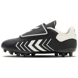 Hummel Hattrick MG JR Fußballschuhe Klettverschluss schwarz/weiß 217580-2114, Schuhgröße:29 EU - Schwarz - 29