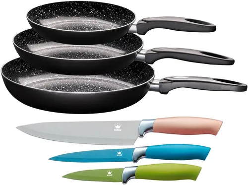 Pfannen-Set KING, schwarz, Ø:28cm