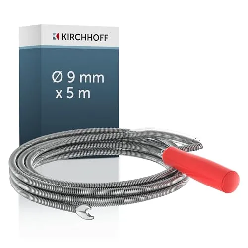 Rohrreinigungswelle 3m 5mm Rohrreiniger Abflussfrei Reinigungsspirale Rohrfrei