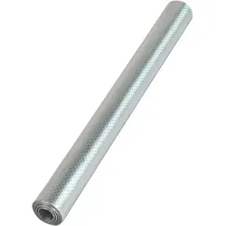 Folia Geschenkpapier R 66 St, Alufolie, silber, doppelseitig kaschiert, 50cm x 10m