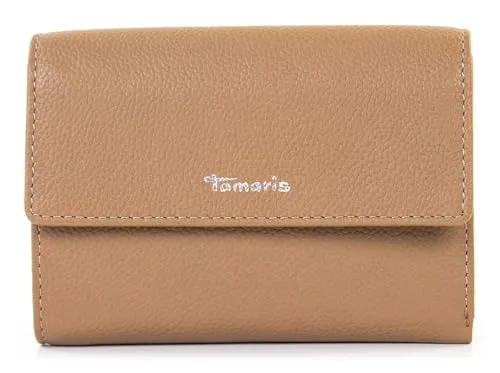 Tamaris Geldbörse TAS Amanda – Stilvolle Damenbörse mit Druckknopf - Geldbörsen für Damen, schickes Uni-Design mit geprägter Optik und Druckknopfverschluss. Ideal für den Abend – bietet Platz für Geld, Handy und Lippenstift.