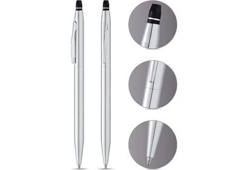 CROSS-USA Tintenroller CROSS Rollerball Click glanzchrom in silber von CROSS-USA