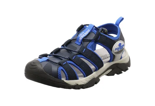 Dockers by Gerli Kinder Trekkingsandale - Robuste und pflegeleichte Trekkingsandale für Jungen, ideal für Abenteuer. Gummischnürung und erhöhte Sohle bieten perfekten Halt und Schutz. Perfekt für aktive Freizeitgestaltung.