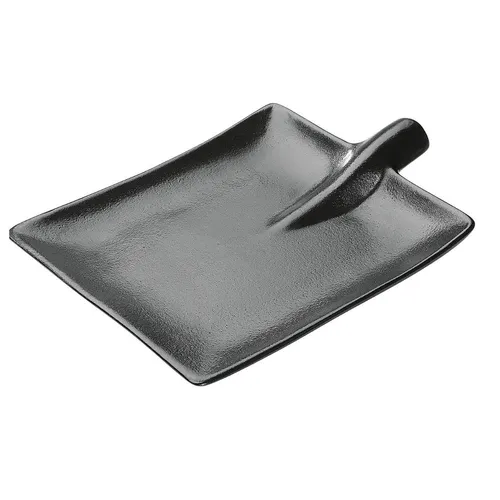 Zassenhaus Steak-Servierteller WORKER - Servierplatte aus Keramik, ideal für saftiges Fleisch, Burger, Fisch und Gemüse, perfekt für Ofen und Grill bei indirekter Hitze.