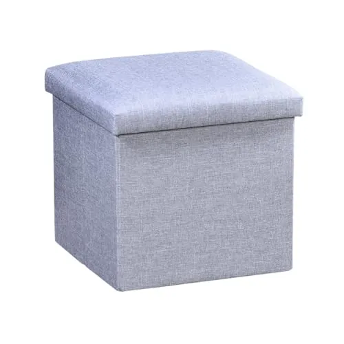 KESPER® Sitzhocker-Box grau mit abnehmbarem Deckel - Der KESPER Sitzhocker in Grau kombiniert stilvolles Design und praktischen Stauraum. Ideal für kleine Räume, bietet er Platz für Decken und Kissen. FSC®-zertifiziertes Holz sorgt für Qualität und Nachhaltigkeit.