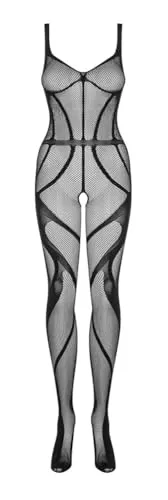 Obsessive Catsuit, Schwarz, S-L