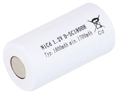 Mexcel Akku Sub-C 1,2V / 1800mAh NS1800SCH Hochtemperatur