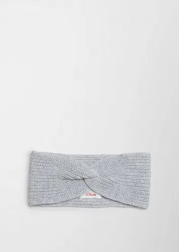 s.Oliver Stirnband Stirnband Stirnband mit Knoten-Detail in grau von s.Oliver