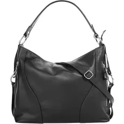 Samantha Look Handtasche Echt Leder Damen - Elegante 2in1 Umhängetasche - Umhängetasche aus echtem Leder, Made in Italy, mit durchdachtem Innenraum und flexibler Tragelösung für maximalen Komfort im Alltag.