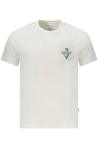 GUESS JEANS T-Shirt Weißes Herren T-Shirt: Kurzarm, Regular Fit