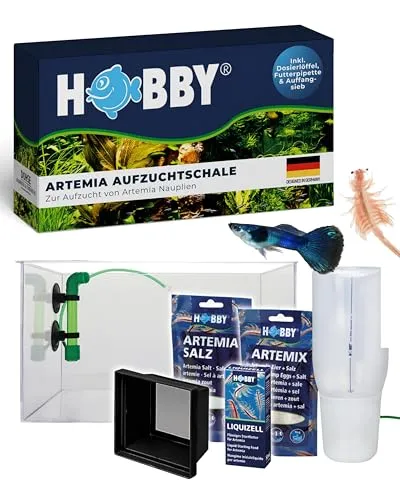 HOBBY Aquaristik Artemia Incubator Set I Komplettset für die Aufzucht von Artemia Salina