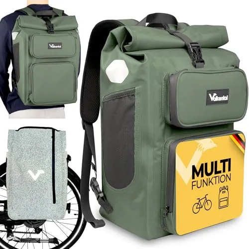 Fahrradtaschen Grün von Valkental