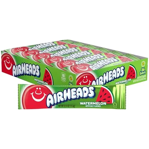Air Heads Watermelon 15.6g (36 Bars ) in grün von Airheads