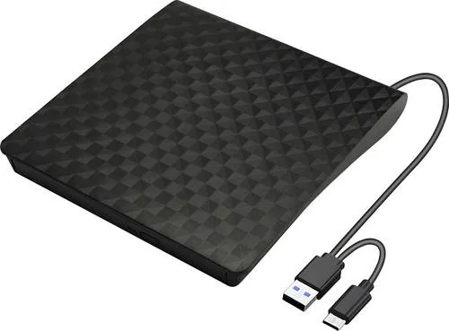 Xlyne Externer Blu-ray Brenner USB-A und USB-C