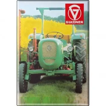 Magnet - Traktor Güldner - Gr. ca. 8 x 5,5 cm - 36528 -Küchenmagnet