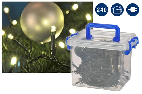 Lichterkette mit 240 LEDs mit Klammern 28,90m Lichter Kette LED-Lichterkette neu