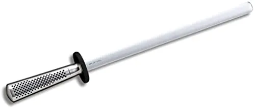 GLOBAL Wetzstab Diamantschleifstab 30 cm G-39 - Hochwertiger Messerschärfer - Messerschärfer aus Japan, ideal für präzises Schärfen und Pflege Ihrer Messer.