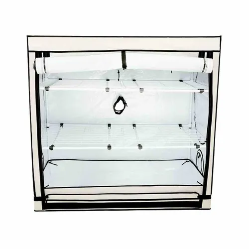 Homebox Vista Medium 125 x 65 x 120cm Gewächshaus - 100% lichtdichtes Gewächshaus mit einfacher Montage und hoher Traglast, ideal für Pflanzenliebhaber.