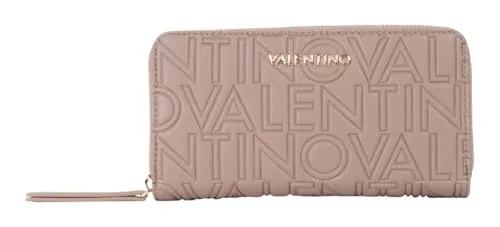 Valentino Pansy Zip Around Wallet Taupe von Valentino