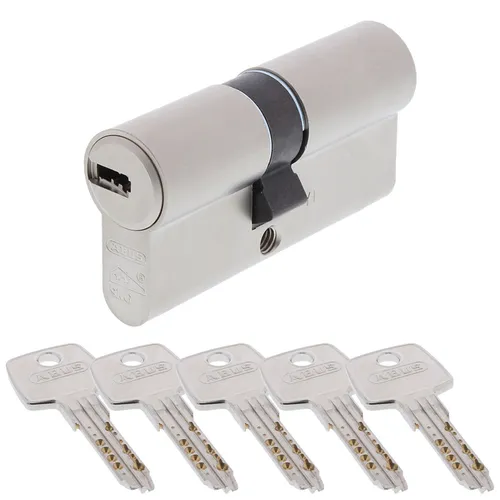 ABUS EC550 Schließzylinder 30/35 - Sicherheit für Ihre Türen - Türschlösser & Schließzylinder - Hochwertiger Profilzylinder mit 5 Schlüsseln, einfach zu installieren und verschleißfest für zuverlässigen Schutz.