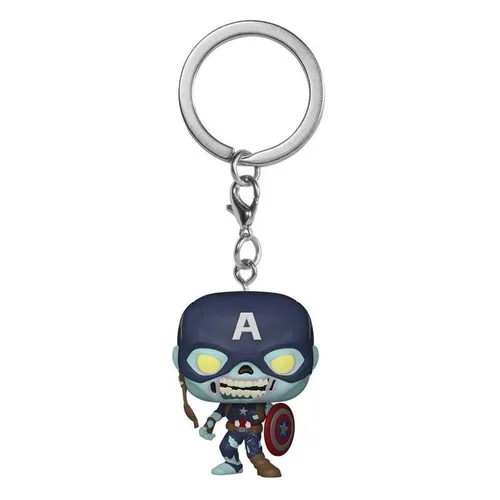 Funko POP! Keychain - Marvel What If...? - Zombie Captain America #57399