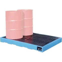 Bodenwanne 1660x1260x150 für 4 Fässer a 200 l von Bauer