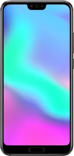Honor 10 Dual SIM Smartphone - Midnight Black, 64 GB - Handys ohne Vertrag mit 24 MP Front- und 24 MP + 16 MP Rückkamera für professionelle Selfies und beeindruckende Fotos, unterstützt durch AI-Technologie für optimale Lichtverhältnisse.